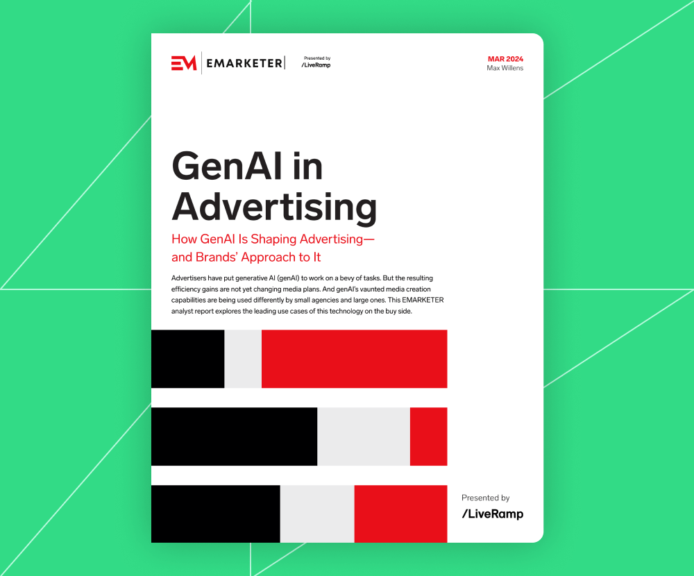 EMARKETER Analyst Report: GenAI in Advertising