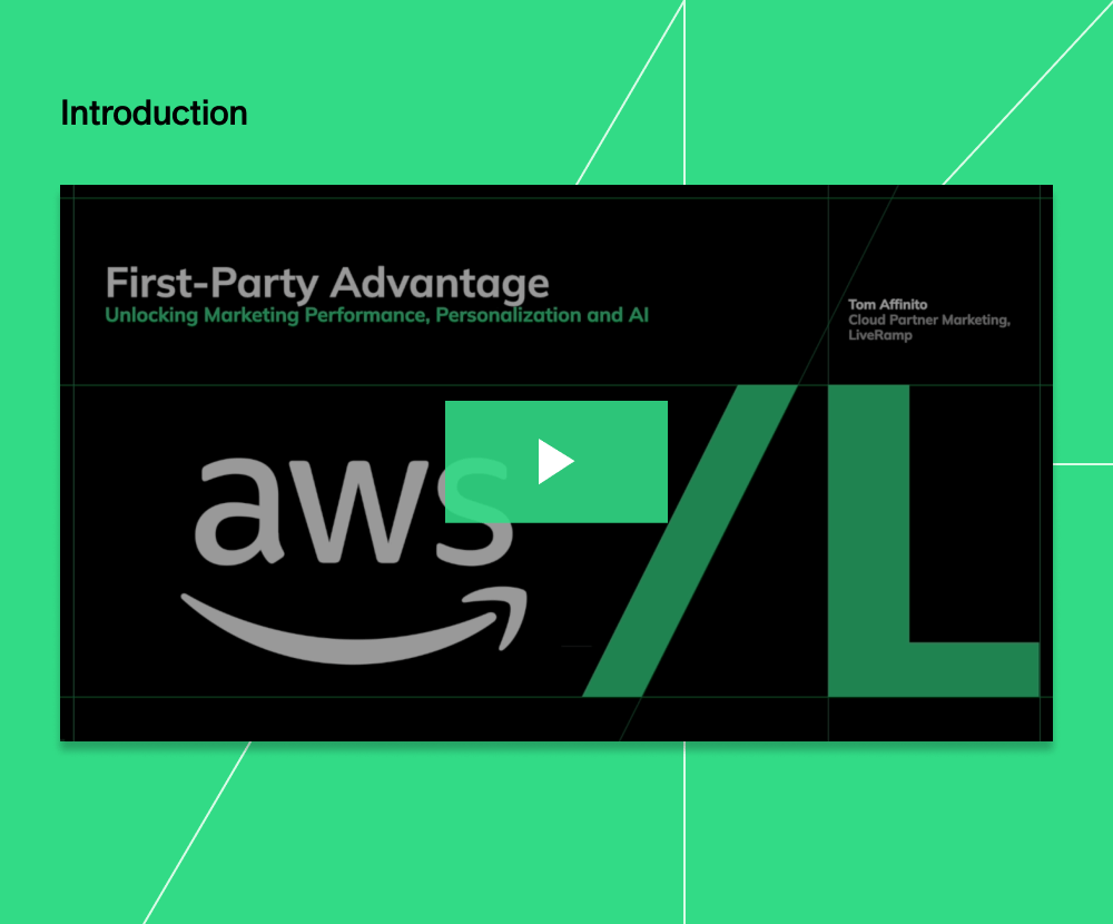 Introduction: First-Party Advantage